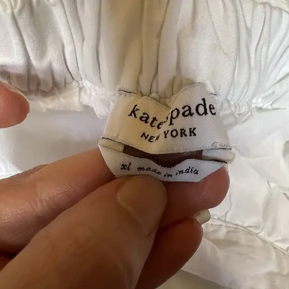 Kate Spade New York Womens Floral Embroidered Tiered Mini Skirt Size XL Boho - Picture 7 of 8